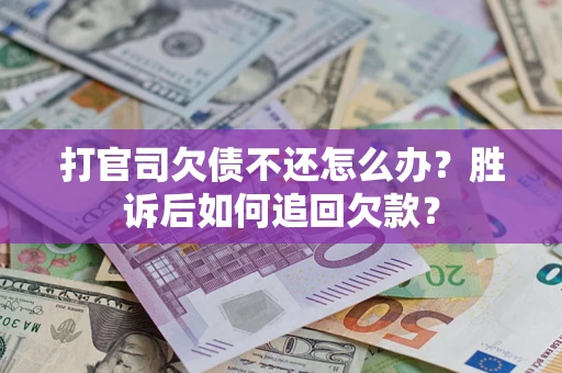 武汉打官司欠债不还怎么办？胜诉后如何追回欠款？