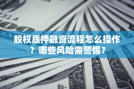 武汉股权质押融资流程怎么操作？哪些风险需警惕？
