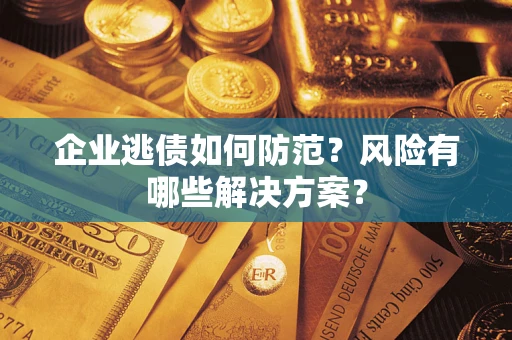 武汉企业逃债如何防范？风险有哪些解决方案？