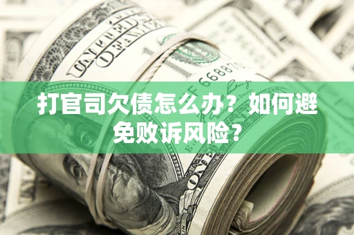 武汉打官司欠债怎么办？如何避免败诉风险？
