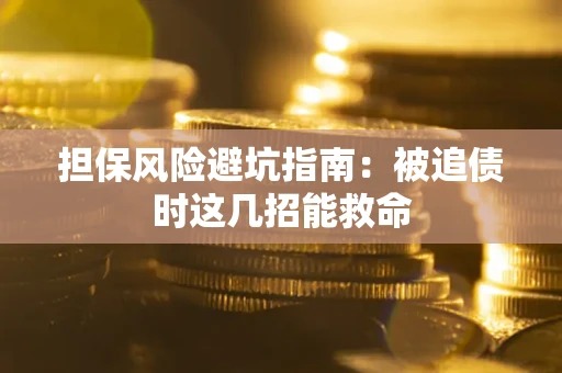 武汉担保风险避坑指南：被追债时这几招能救命
