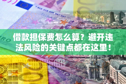 武汉借款担保费怎么算？避开违法风险的关键点都在这里！
