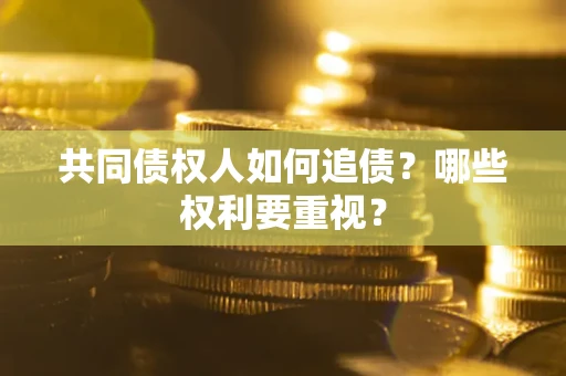 武汉共同债权人如何追债？哪些权利要重视？