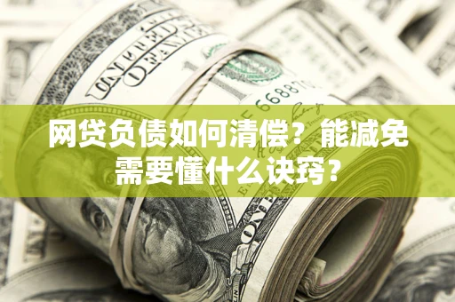 武汉网贷负债如何清偿？能减免需要懂什么诀窍？