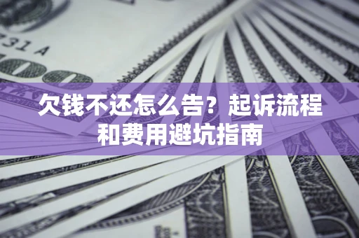 武汉欠钱不还怎么告？起诉流程和费用避坑指南