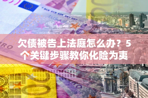 武汉欠债被告上法庭怎么办？5个关键步骤教你化险为夷